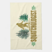 Funny Sasquatch, Bigfoot Theedoek (Verticaal)