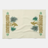 Funny Sasquatch, Bigfoot Theedoek (Horizontaal)