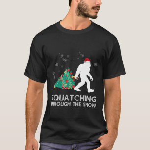Funny Sasquatch Kerstmis T-shirt