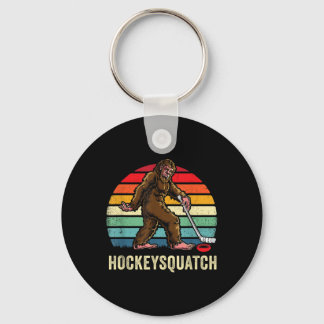 Funny Sasquatch Lover Ice Hockey Team Player Gift  Sleutelhanger
