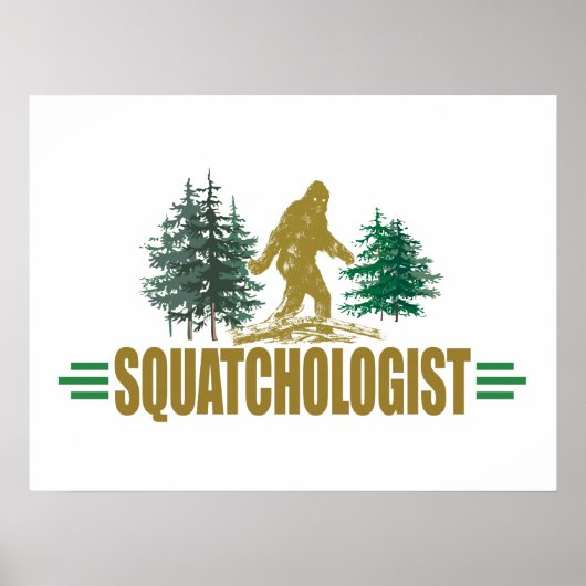 Funny Sasquatch, Sasquatchin Poster (Voorkant)