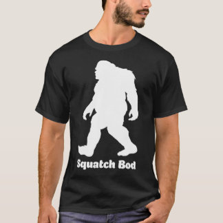 Funny Sasquatch Squatch Bod voor Hairy Dad Body T-shirt