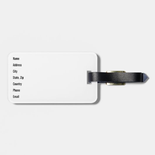 Funny Sasquatch, Squatchin, Squatching, Believer Bagagelabel (Achterkant horizontaal)