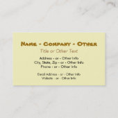 Funny Sasquatch, Squatchin, Squatching, Believer Visitekaartje (Achterkant)