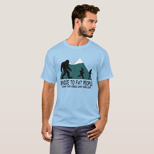 Funny Sasquatch T-shirt (Voorkant volledig)