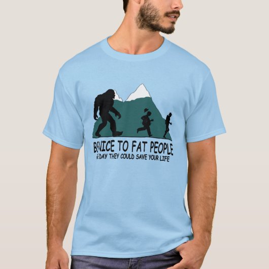 Funny Sasquatch T-shirt (Voorkant)