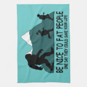 Funny Sasquatch Theedoek (Verticaal)