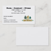 Funny Sasquatching, Sasquatch Hunter's Visitekaartje (Voorkant / Achterkant)