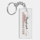 Funny Sassy Chaos Coordinator Sleutelhanger Design (Voorkant Links)