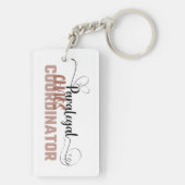 Funny Sassy Chaos Coordinator Sleutelhanger Design (achterkant)