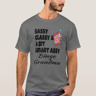 Funny Sassy Classy en een beetje Smart Assy Bingo T-shirt