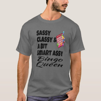 Funny Sassy Classy en een beetje Smart Assy Bingo T-shirt