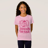 Funny Sassy sinds geboorte Funny Pink Princess Gir T-shirt (Voorkant volledig)
