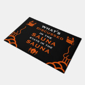 Funny Sauna Accessoire Deurmat (Schuin)