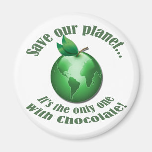 Funny Save our Planet Magneet