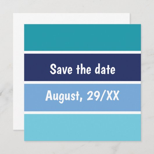 Funny Save the Date (Voorkant / Achterkant)