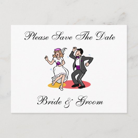 Funny Save the Date Briefkaarten (Voorkant)