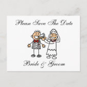 Funny Save the Date Briefkaarten (Voorkant)