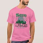 Funny Save the Melons Fiona Breast Cancer Awarenes T-shirt (Voorkant)