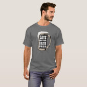 Funny Save Water Drink Beer T-shirt (Voorkant volledig)