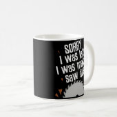 Funny Saw Dust Woodworking Carpenter Coffee Mok (Voorkant rechts)