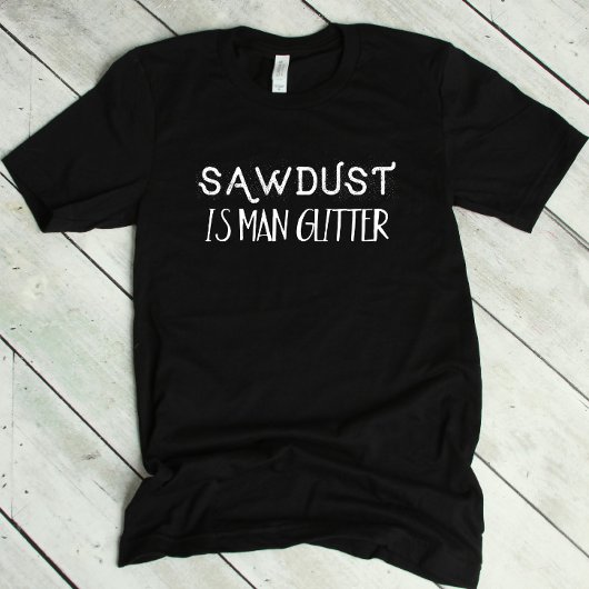 Funny Sawsel is Man Glitter T-shirt