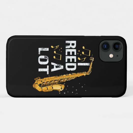 Funny Saxophone Case-Mate iPhone Case (Achterkant (horizontaal))