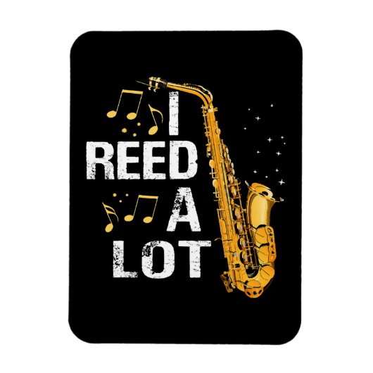 Funny Saxophone Magneet (Verticaal)