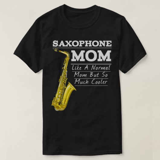 Funny Saxophone Marching Band Mam T-shirt (Design voorkant)