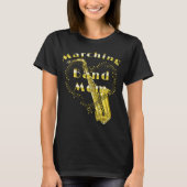 Funny Saxophone Marching Band Mam T-shirt (Voorkant)