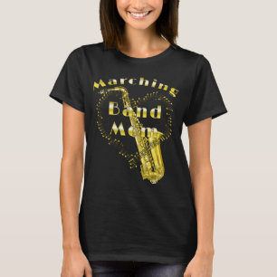 Funny Saxophone Marching Band Mam T-shirt