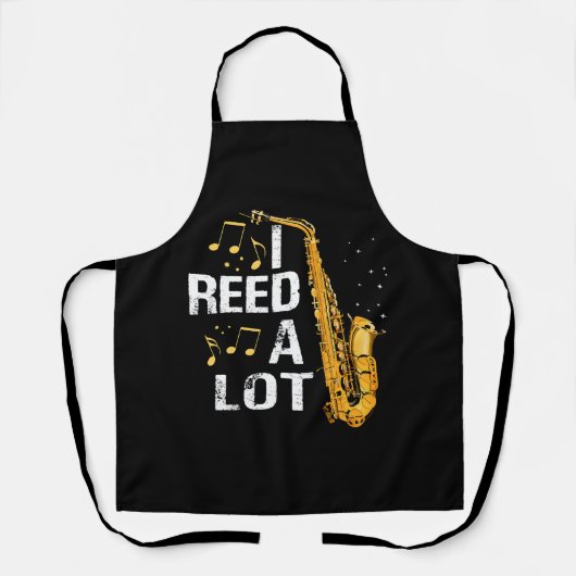 Funny Saxophone Schort (Voorkant)