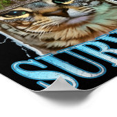 Funny Saying 67 Cats Tummy Ache Survivor Cat Meme  Poster (Hoek)