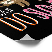 Funny Saying Anything You Can Do I Can Do Slower M Poster (Hoek)