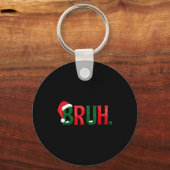 Funny Saying Bruh Meme Matching Teens Boys Men Chr Sleutelhanger (Voorkant)