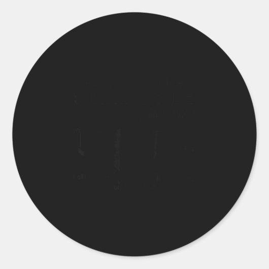 Funny Saying Cat Owner Petting Guide Cat Lover Gif Ronde Sticker (Voorkant)