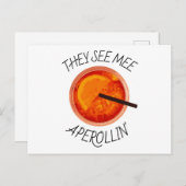 Funny Saying Cocktail Vacation Summer Drink Italy Briefkaart (Voorkant / Achterkant)