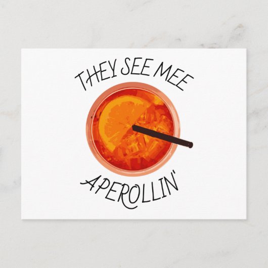 Funny Saying Cocktail Vacation Summer Drink Italy Briefkaart (Voorkant)