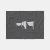 Funny Saying Gift Tee I'll Be In My Office Humor J Fleece Deken (Voorkant (Horizontaal))