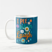 Funny Saying I Pee When I Laugh Flower Fun Pun Gag Koffiemok (Links)