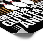 Funny Saying I'd Be Great At Bowling If Seven Ten Poster (Hoek)
