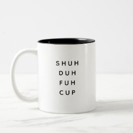 Funny Saying Modern Coworker Birthday Quote Tweekleurige Koffiemok