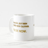 Funny Saying Modern Coworker Friend Shopping Quote Mok (Voorkant links)