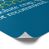 Funny Saying My Ex-husband Very Bad Would Not Reco Poster (Hoek)