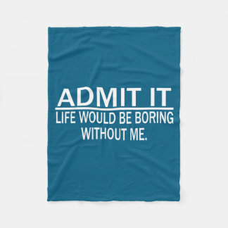 Funny Saying Perfect Idea For Men Women  Fleece Deken