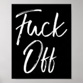 Funny Saying Sarcastic Quote Loner Joke Gift For O Poster (Voorkant)