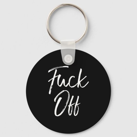 Funny Saying Sarcastic Quote Loner Joke Gift For O Sleutelhanger (Voorkant)