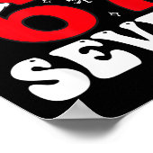 Funny Saying Six Seven Christmas 67 Meme Xmas Boys Poster (Hoek)