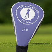 Funny Saying Talk Birdie To Me Custom Monogram Golfheadcover
