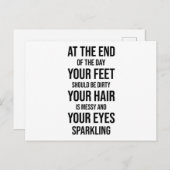 Funny Sayings Adventure Briefkaart (Voorkant / Achterkant)